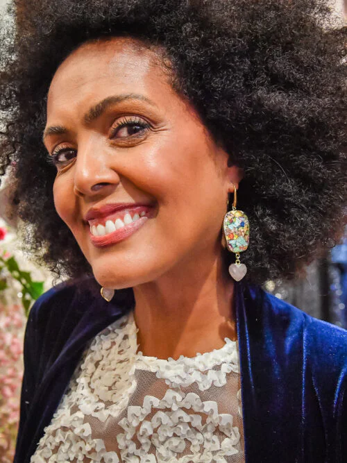 a (2) Goldplated Edelstenen - JewelzzbySoof Oorbellen