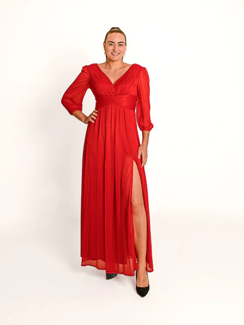 sjiekphotofilm (102 van 223) Rode Avondjurk