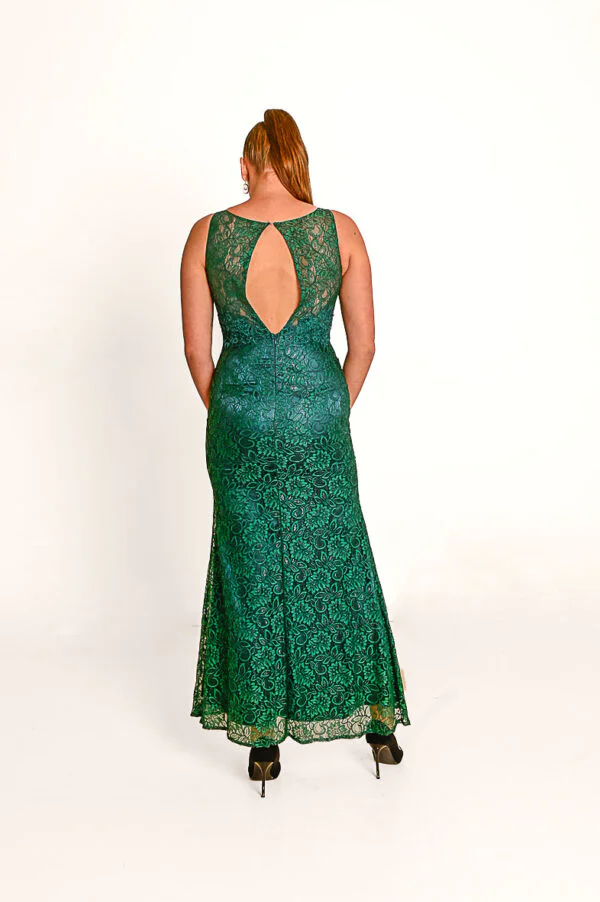 Donkergroene Avondjurk