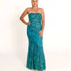Aqua Groen/Blauwe Galajurk