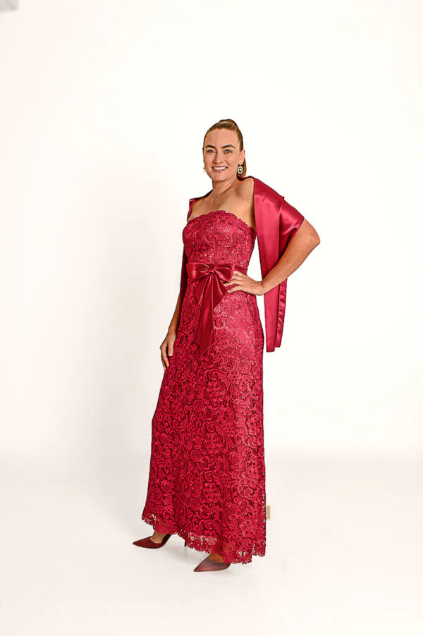 Rode Kanten Avondjurk