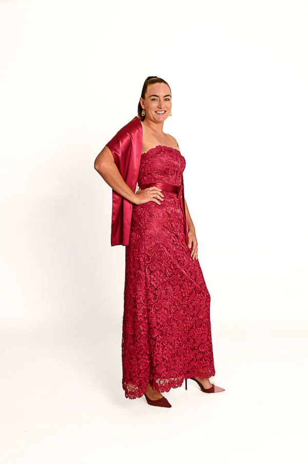 Rode Kanten Avondjurk