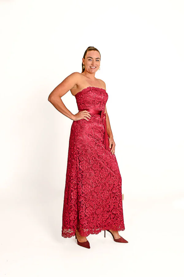 Rode Kanten Avondjurk
