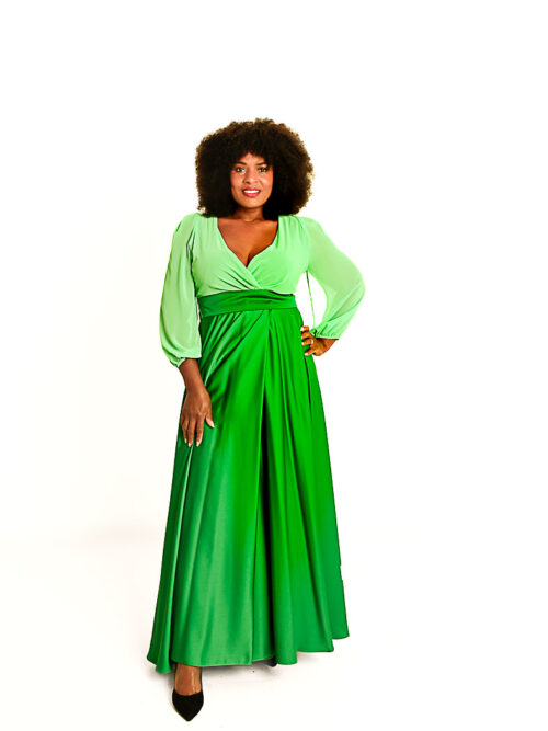 Groene Gelegenheidsjurk