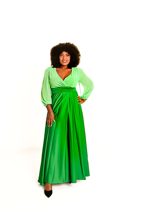 Groene Gelegenheidsjurk