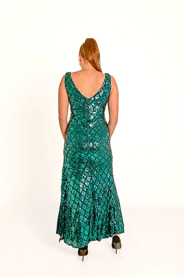 Groene Pailleten Galajurk