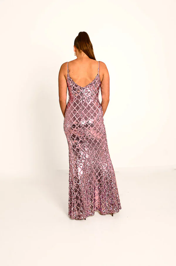 Lila Paars Pailletten Galajurk