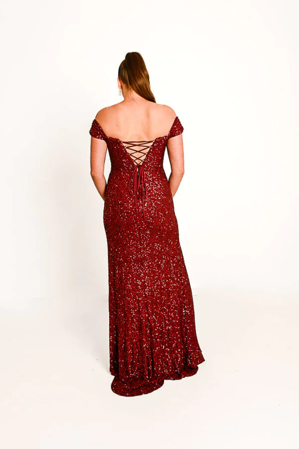 Rode Pailletten Galajurk