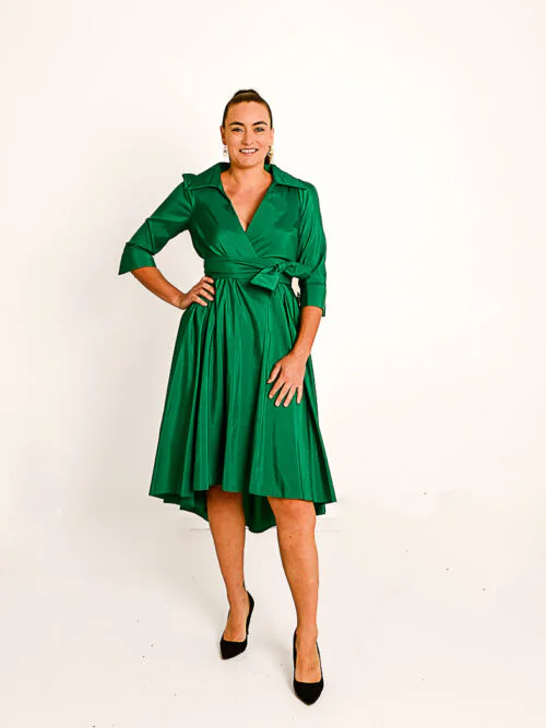 sjiekphotofilm (75 van 223) Groene Avondjurk