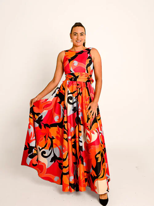 sjiekphotofilm (88 van 223) Oranje Avondjurk