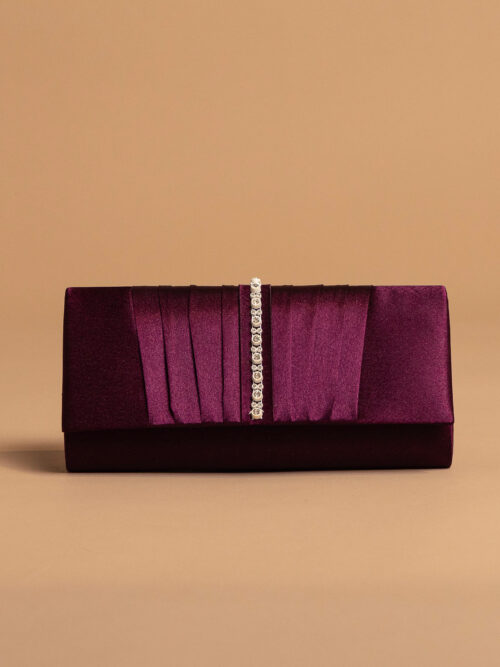 Avondtas Clutch Aubergine