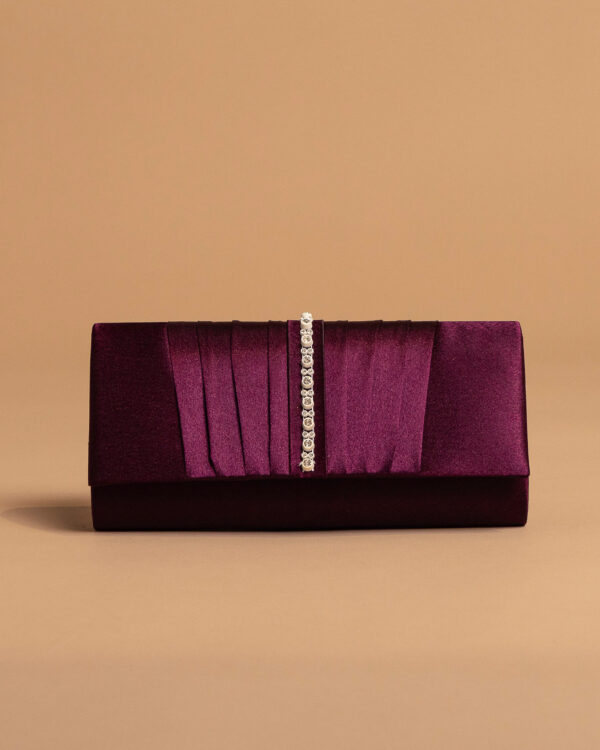 Avondtas Clutch Aubergine