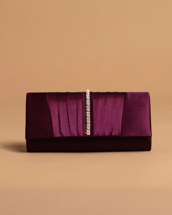 Avondtas Clutch Aubergine