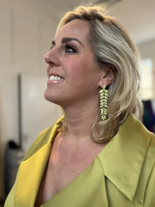 Prachtige handgemaakte oorbellen - gold plated