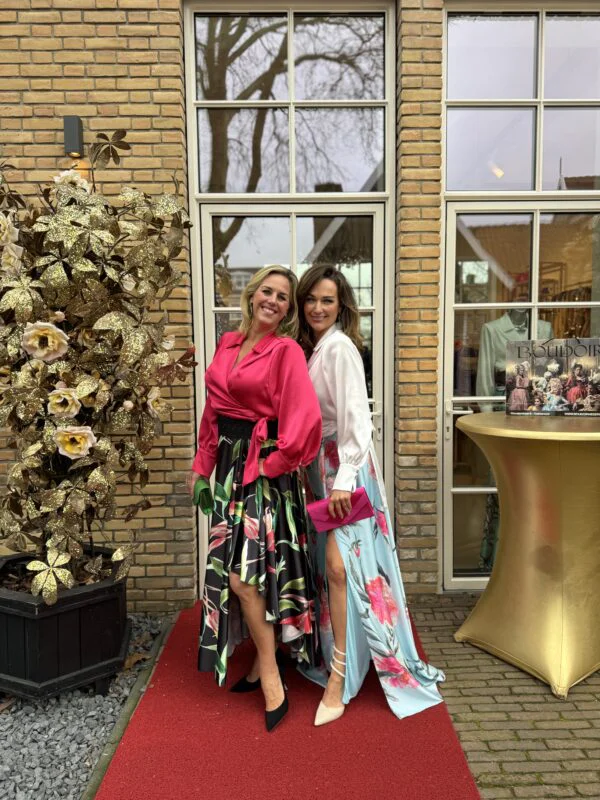 Bloemen rok met top