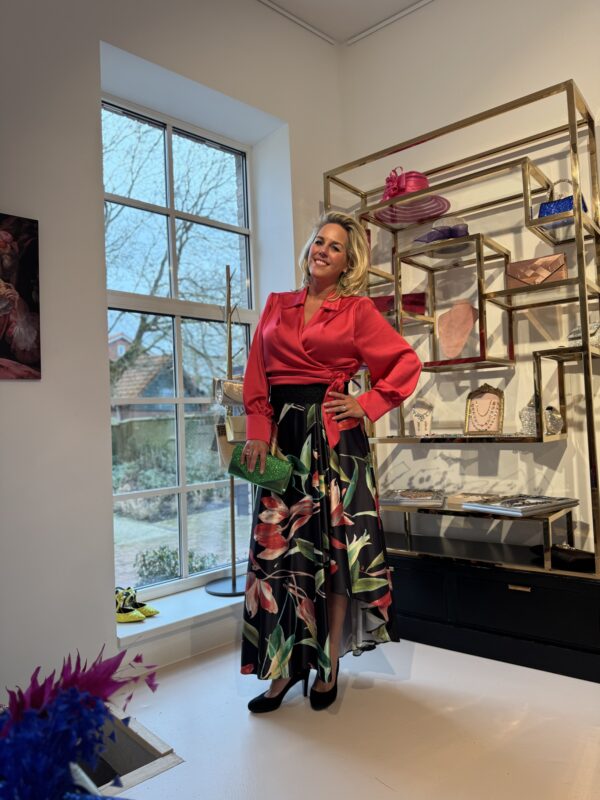 Bloemen rok met blouse