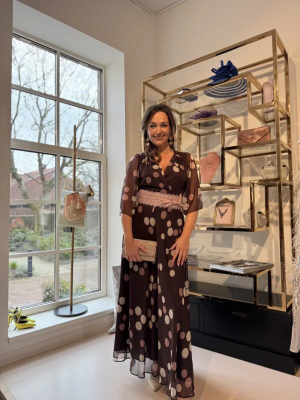 Elegante jurk met dots