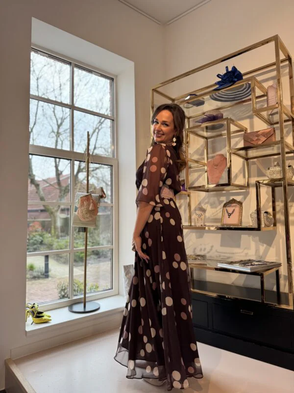 Elegante jurk met dots