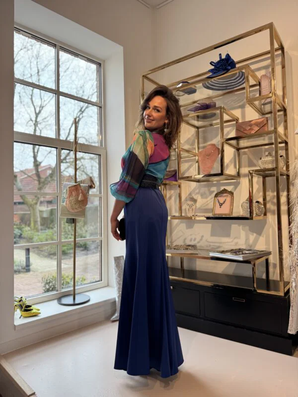 Avondjurk koningsblauw