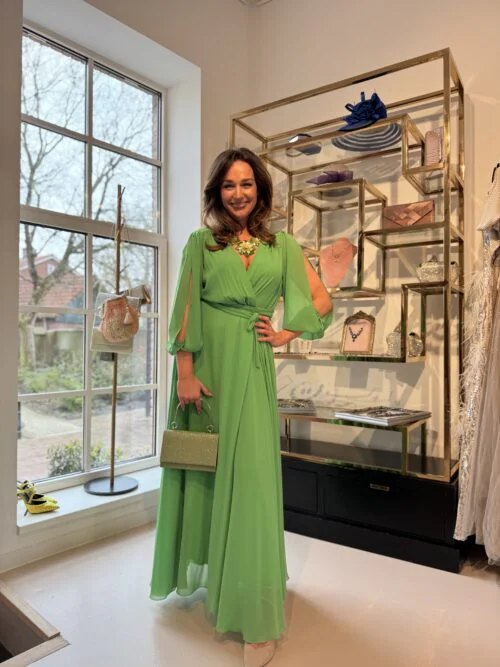 Prachtige groene jurk